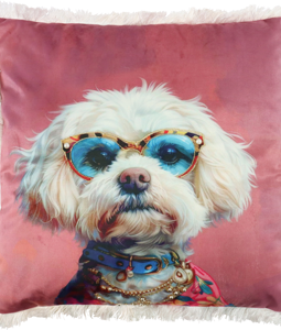 9560 HOUSSE COUSSIN CRAZY DOG 4545